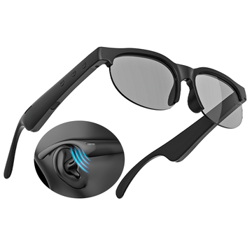 AI Smart Sunglasses with Bluetooth & Waterproof Design