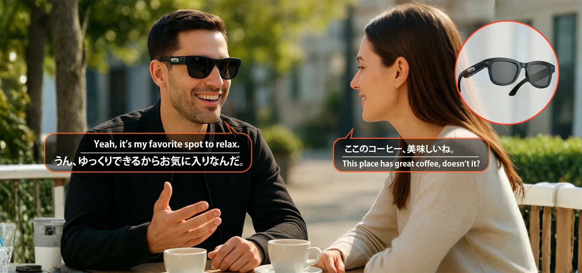 OMG AI Glasses with Camera